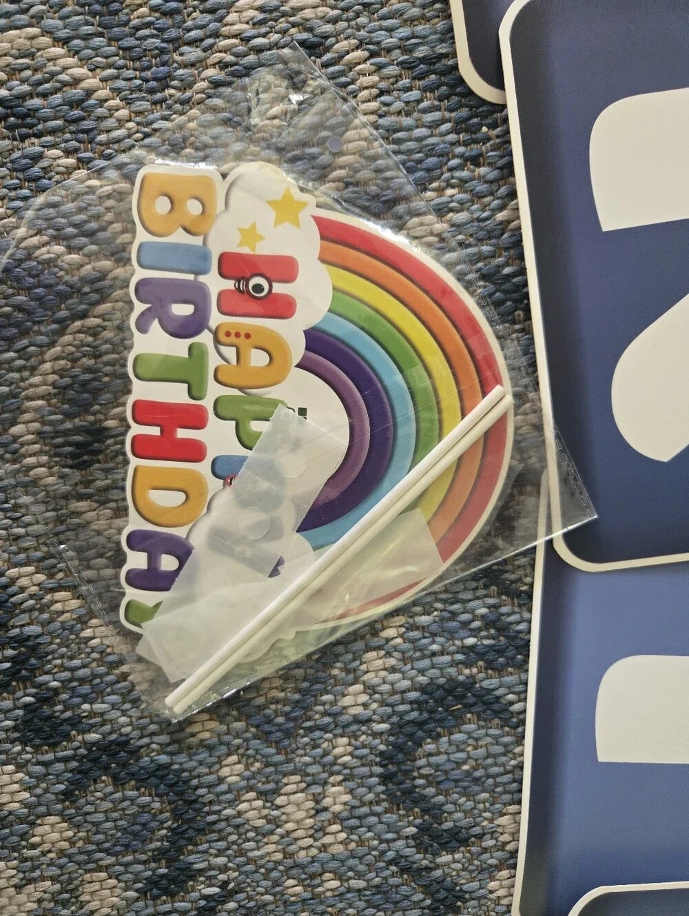 Happy Birthday Kids Party Backdrop - Multicolor